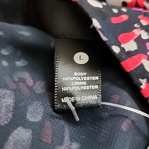 Aqua One Shoulder Blouse Large NWOT - Picture 4 of 6